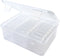 Bead Organizers Box, Plastic Storage Cases Mini Clear Bead Storage Containers Transparent Boxes with Hinged Lid and Rectangle Clear Craft Case...