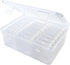Bead Organizers Box, Plastic Storage Cases Mini Clear Bead Storage Containers Transparent Boxes with Hinged Lid and Rectangle Clear Craft Case...