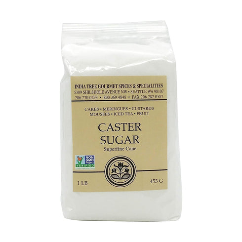 India Tree Superfine Caster Baking Sugar, 1 lb. bag...