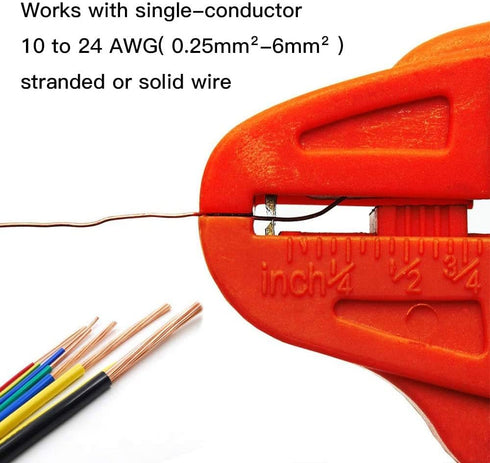 BOENFU Automatic Wire Stripper and Cutter, 2 in 1 Heavy Duty Wire Stripping Tool Adjustable Eagle Nose Wire Stripper for Electronic and Automotive...