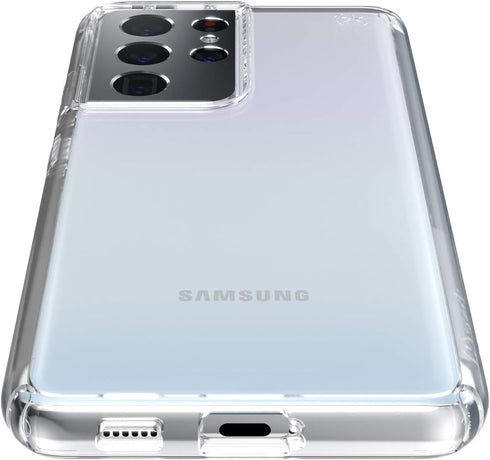 Speck Products Presidio Perfect Clear Samsung Galaxy S21 Ultra 5G Case, Clear/Clear...
