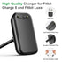 Meliya Charger Cable for Fitbit Charge 6/Charge 5/Luxe,Fast Charging with Reset Button Replacement USB Cord Accessories for Luxe/Charge 5/Charge 6...