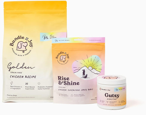 Rise & Shine Dog Treats Chicken Jerky Snack Bars, 5 oz Bag, Puppy and Dog Training Treats, Natural Superfood Grain Free Dog Treat Made with Real C...