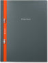 SlideNote made in Tokyo, Japan 2 Functions of Files and Notebooks One-Touch Mechanism Holeless Paper A4 Size Revolutionary Stationery (Blue Gray)...