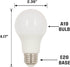 Westinghouse Lighting 5297020 9 Watt (60 Watt Equivalent) A19 Daylight LED Light Bulb, Medium Base, 6 Pack...