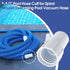 1-1/2" Threaded Pool Hose Cuff Swimming Pool Vacuum Hose Replacement Cuff Spiral Wound Vacuum Hose Repair Hose Ends (4)...
