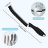 Grout Cleaning Brush - Hard Bristle Crevice Cleaning Brush, Scrub Brush for Tile Grout Crevice, Toilet, Kitchen, Bathroom, Window Track, Vehicle, ...