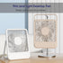 7.5-inch Portable USB Desk Fan with 180° Tilt Foldable and 3 Speed Adjustable, Strong Wind and Rechargeable Personal Fan for Travel Home Office...