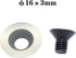 Ci0 16mm Round Carbide Insert Cutter Knife Indexable Replacement with Screw Fits For Full And Pro Size Popular DIY Wood Turning Finisher Hollower ...