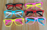 Fodattm Set of 6 Kids Children Candy Colour Fashion Cute Glasses Frame Without Lenses Nerdy Retro Glasses Party Supplies (Colour Random)...