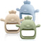 3 Packs Baby Teething Toy Silicone Teething Mitten for Babies Over 3 Months Anti Dropping Wrist Hand Teethers Baby Chew Toys for Sucking Needs, BP...