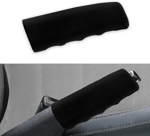 Pack of 1 Wave Shaped Handbrake Protector, Car Handbrake Cover, Silicone Decorative Cover, Universal for Most Car (Black)...