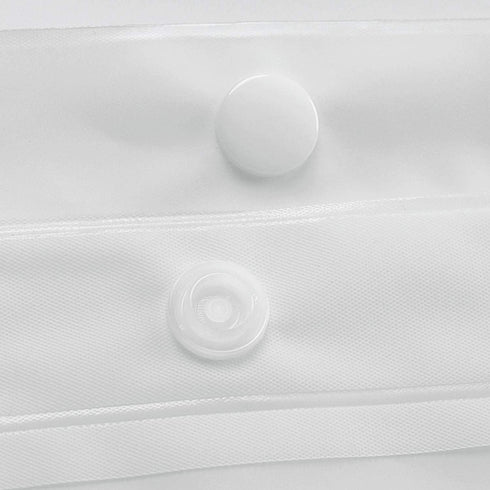 River Dream Plastic(PEVA) Snap in Shower Curtain Liner Replacement with Magnets Removable Liner (1, Plastic-Update)...