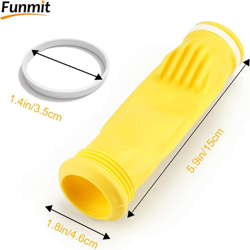Funmit W69698 Pool Cleaner Diaphragm with W81600 Rataining Ring Long-Life Replacement for Zodiac Baracuda G3 G4 (4 Pack)...