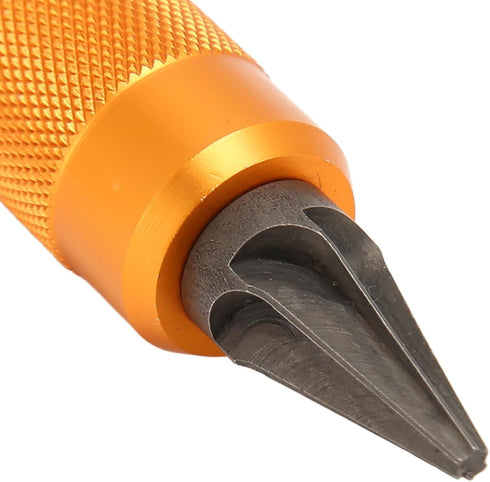 Double Ended Case Prep Multi Tool, Steel Sharpness Chamfer Deburring Tools, Chamfer Reloading Equipment Primer Pocket Cleaners Reamers for Removin...