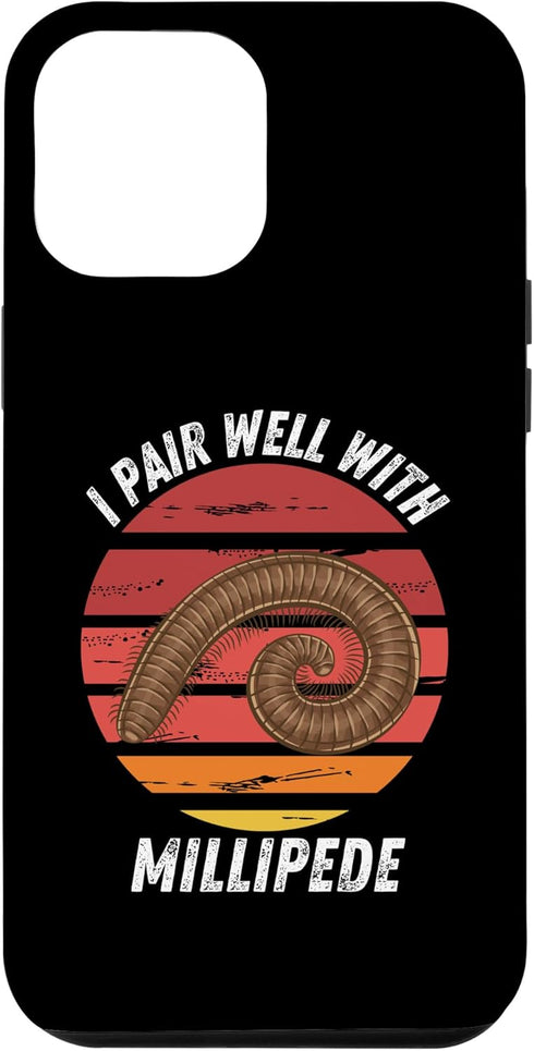iPhone 14 Plus Vintage Millipede I Pair Well With Millipede Insect Lover Case...