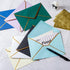 30 Pack Thick 5x7 Envelopes with Gold Border, A7 Thick Paper Greeting Cards Envelopes with Stickers for Invitation (Light Purple, 7.24x5.24 inches...