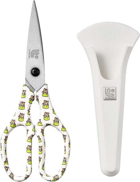Linoroso Kitchen Scissors Heavy Duty Kitchen Shears with Magnetic Holder Made with Japanese Steel 4034, Multipurpose Ultra Sharp Cooking Scissors ...