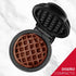 Holstein Housewares Personal/Mini Waffle Maker, Non-Stick Coating, Black - 4-inch Waffles in Minutes, Ideal for Breakfast, Brunch, Lunch or Snacks...