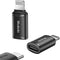 mcdodo USB C to Lightning Adapter 2 Pack,Type C Female to Lightning Male Adapter Cable,Supports Fast Charging Data Transfer for Phone 14/13/12/11/...