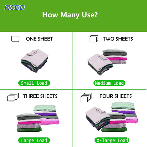 Laundry Detergent Sheets - 90 Sheets (up to 180 loads) - Eco detergent & Hypoallergenic - Rapid Dissolving - No leftover residue - Portable and Tr...