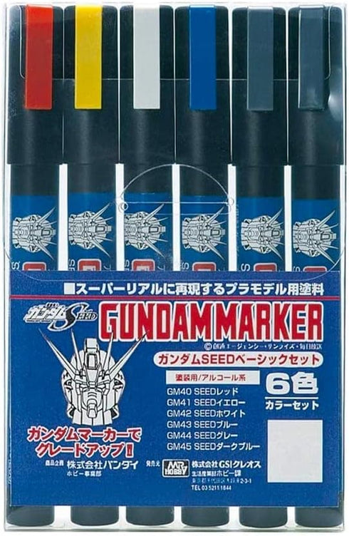 GSI Creos Gundam Marker Seed Basic Set (6 Markers)...