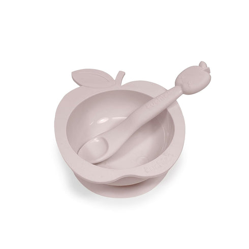 SILIBOWL + Spoon Set by Kushies Cute Silicone Bowl with Suction and Spoon Set for Babies, Toddlers and Kids, Non Slip, Dishwasher, Microwave, Free...