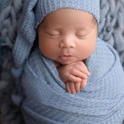 Yinuoday Baby Photography Props Swaddle Blanket With Hat Set for 0-3 Months Boys Girls Photography...