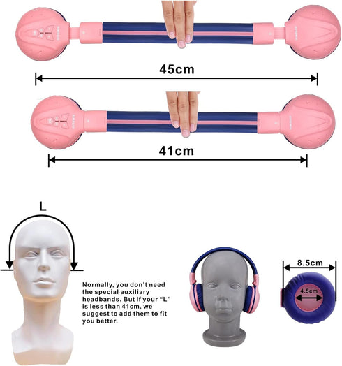 SIMOLIO Kids Wireless Headphones Girls with Volume Limited, Bluetooth Headphones with Microphone, Foldable and Adjustable, Stereo Wireless Over-Ea...