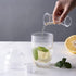 Homestia Plastic Cocktail Shaker with Measuring Jigger Set, 1000cc / 33 oz Clear Plastic Bottle Boba Tea Shaker Cup with Scales, Drink Mixer Cockt...