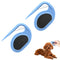 2PCS Pet Knotting Comb, 3 in 1 Knotting Comb Pet Grooming Tool, Small and Sharp, for Removing Tangled and Loosse Hair (Blue*2)...