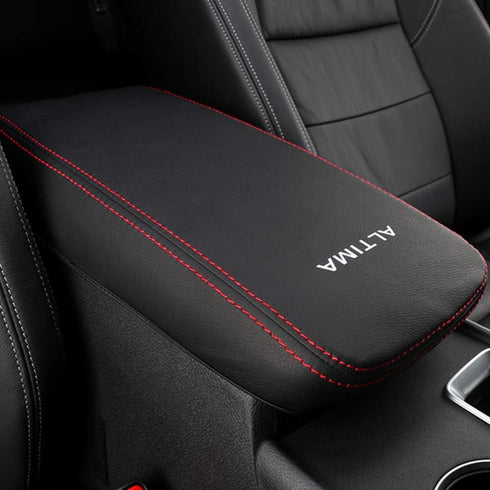 XITER Car Armrest Cover Saver, 1 Pc Center Console Leather Pad Fit for Nissan Altima 2019-2025, Central Console Armrest Box Protector Interior Acc...