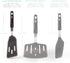 DI ORO Silicone Fish Spatula - for Nonstick Cookware - Fish Turner Spatula 600°F Heat-Resistant BPA Free - Slotted for Cooking - Non Stick Thin Eg...