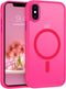 Telaso iPhone X Case, iPhone Xs Phone Case Compatible with Magsafe Wireless Charging Translucent Matte Back Slim Shockproof Anti-Scratch Anti-Yell...