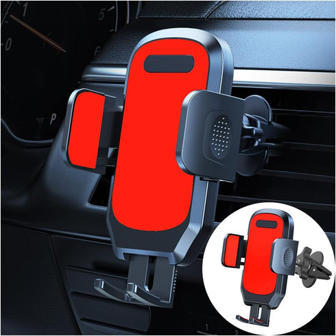 Phone Mount for Car Vent, Universal Auto Phone Holder for Air Vent, Anti-Slip Easy Clamp Hands-Free Cradle, Vehicle Interior Accessories Compatibl...