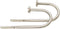 Meriville Set of 2 Decorative Satin Nickel End Cap Window Curtain Holdbacks for Draperies, 9" Wide...
