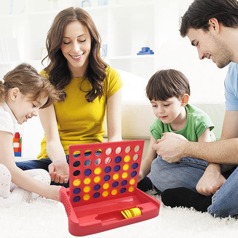 4 in a Row Game - 6 Spare Discs included, Board Games Toys for Girls, Classic Four in a Row and Family Fun Games for Ages 3 4 5 6 7 8 12 Year Old ...
