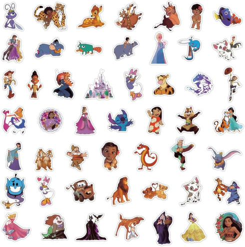 200 Pieces Cute Cartoon Stickers Pack for Suitcase Skateboard Laptop Computer Water Bottles Car Teens Boys Girls Decal Waterproof Vinyl Sticker...