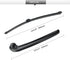 Rear Windshield Wiper Arm Blade Set, GARDIMU Factory OEM Replacement Rear Wiper Arm Blade Assembly for Audi Q5 2019-2023...