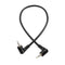 PNGKNYOCN 2.5mm Audio Aux Cable?90 Degree 2.5mm TRRS Male to 2.5mm TRRS Male Double Angled Stereo Headset Headphone Jack Connector Cable?0.3M?...