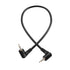 PNGKNYOCN 2.5mm Audio Aux Cable?90 Degree 2.5mm TRRS Male to 2.5mm TRRS Male Double Angled Stereo Headset Headphone Jack Connector Cable?0.3M?...