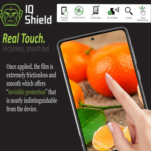 IQShield Screen Protector Compatible with Samsung Galaxy A52 5G (2-Pack) Anti-Bubble Clear TPU Film...