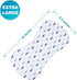 5-Pack Baby Burp Cloths for Boys, Triple Layer, Organic Cotton, Soft and Absorbent Towel, Burping Rags for Newborns Set...
