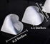 AMOYSTONE Selenite Crystal Hearts of Palm Worry Stone Crystal and Healing Stones Home Decoration 2PCS...