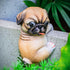 Funny Hanging Resin Dog Flower Pot Hugger Planter Edge Decor Flower Pot Figurine Planter Pot Hanger Decoration for Garden Yard Balcony Starling...