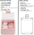 Tecbeauty Qtips Storage Organizer - 2-Grid Dispenser with Hinged Lids for Swabs, Balls, Pads, Pink...
