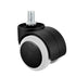 uxcell Office Chair Casters Wheels 2 Inch PU Twin Wheel M10x14mm Threaded Stem Rotate Caster White...