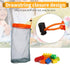 Camping Mesh Storage Bag, Ultralight Nylon Drawstring Mesh Sack Stuff Storage Bag Mesh Equipment Bag for Outdoor Travel Hiking (M-Orange )...