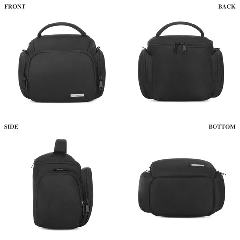 G-raphy Camera Bag Case Camera Shoulder Bag DSLR SRL Bag Photography Accessories with Removal Straps for Women Men...