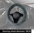 Steering Wheel Cover, Anti-Slip Universal Steering Wheel Cover, Fluffy Steering Wheel Cover, Non-Slip Car Steering Wheel Decoration Automotive Int...